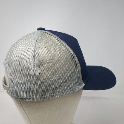 Sitka Trucker Hat Blue One Size Snapback Mesh Mid Profile Embroidered Logo