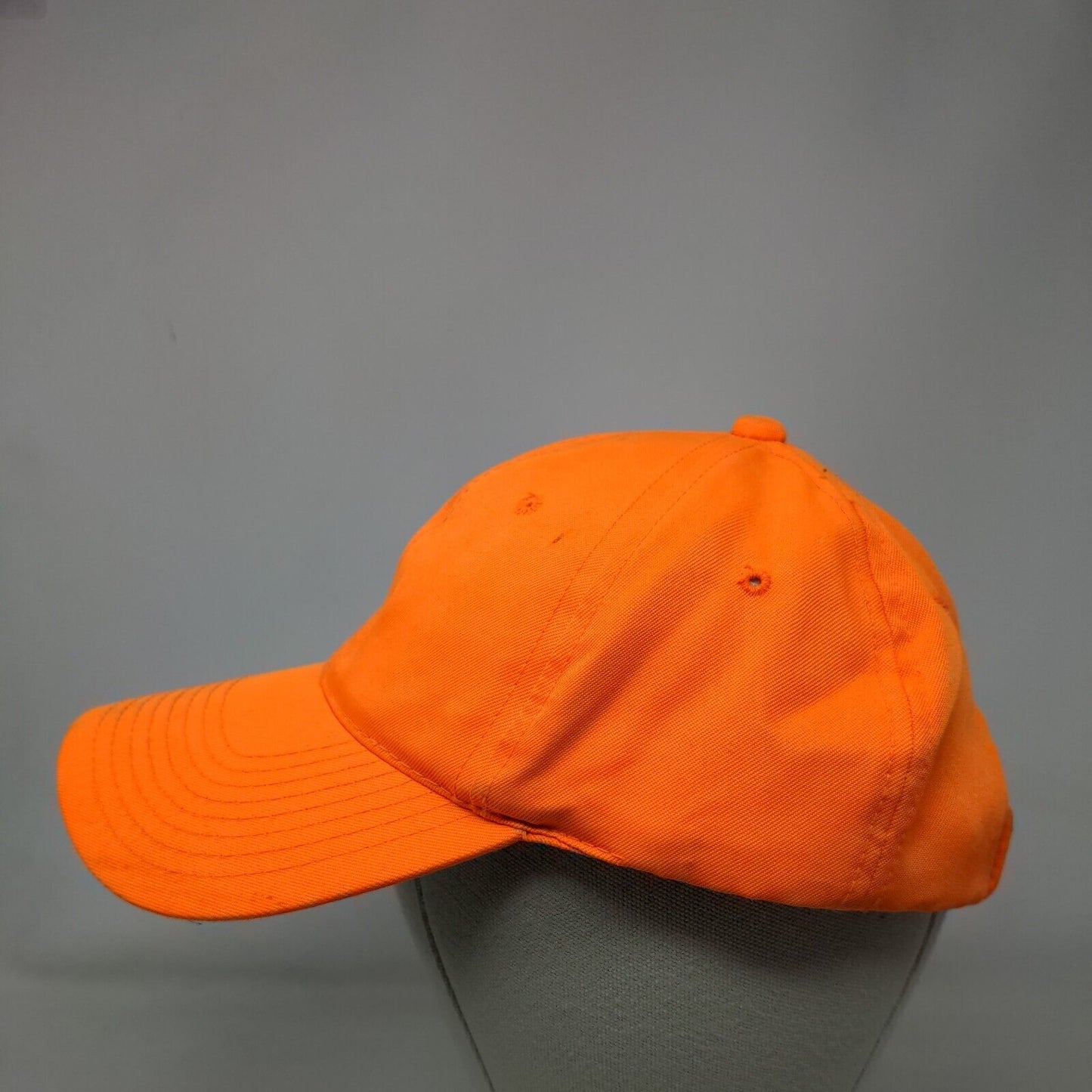 Signatures Snapback Hat Orange OSFM Adjustable Solid 6 Panel Blank