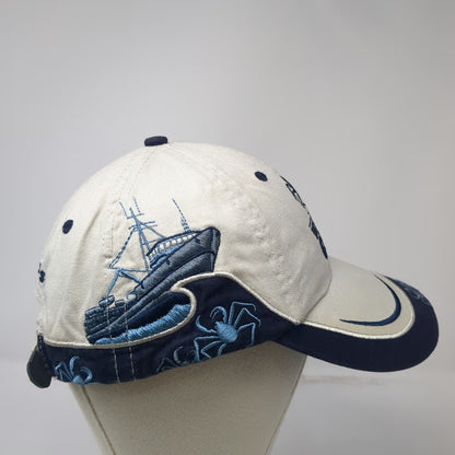 Deadliest Catch Baseball Cap Beige One Size Alaska Crab Ship Fish This Hat