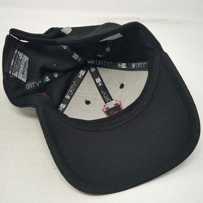 New Era Pink Whitney Barstool Sports Black One Size Baseball Cap 9FORTY Hat Poly