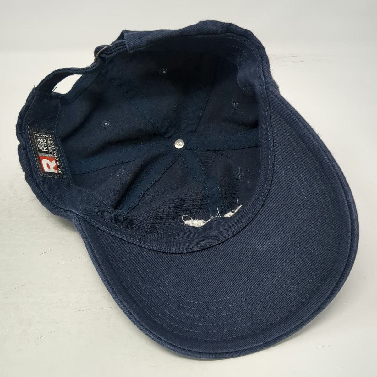 Richardson Baseball Cap Blue One Size Saint Anselm Embroidered Strapback Hat