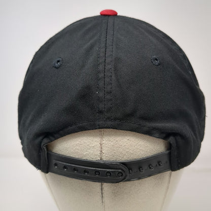 Carolina Mudcats MiLB Outdoor Cap Snapback Black Red One Size Logo Hat Two Tone