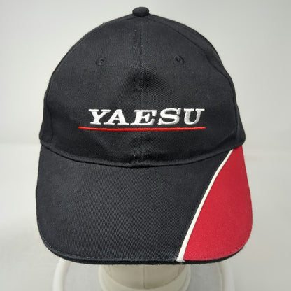 Yaesu System Fusion Baseball Cap Black Red White One Size Strapback Hat