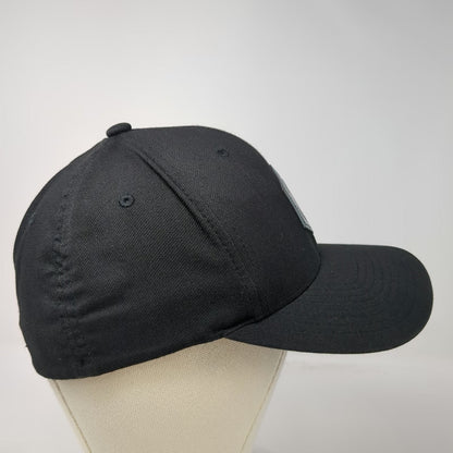 TravisMathew Baseball Cap Black XL Flexfit Rubber Patch California Design Hat