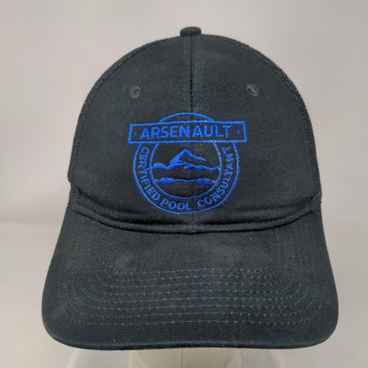 Arsenault Certified Pool Consultant Mesh Back Trucker Hat Black One Size