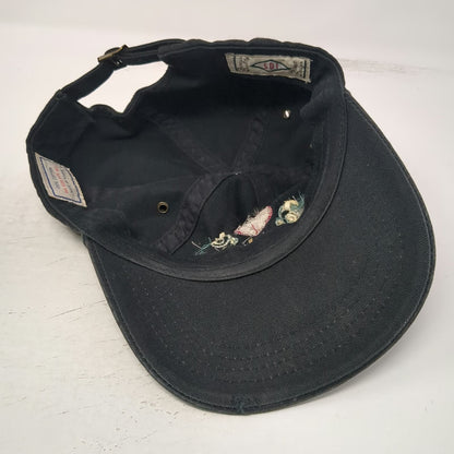 SDI Baseball Cap Black One Size Sunriver Heart Flowers Cotton Embroidered Hat