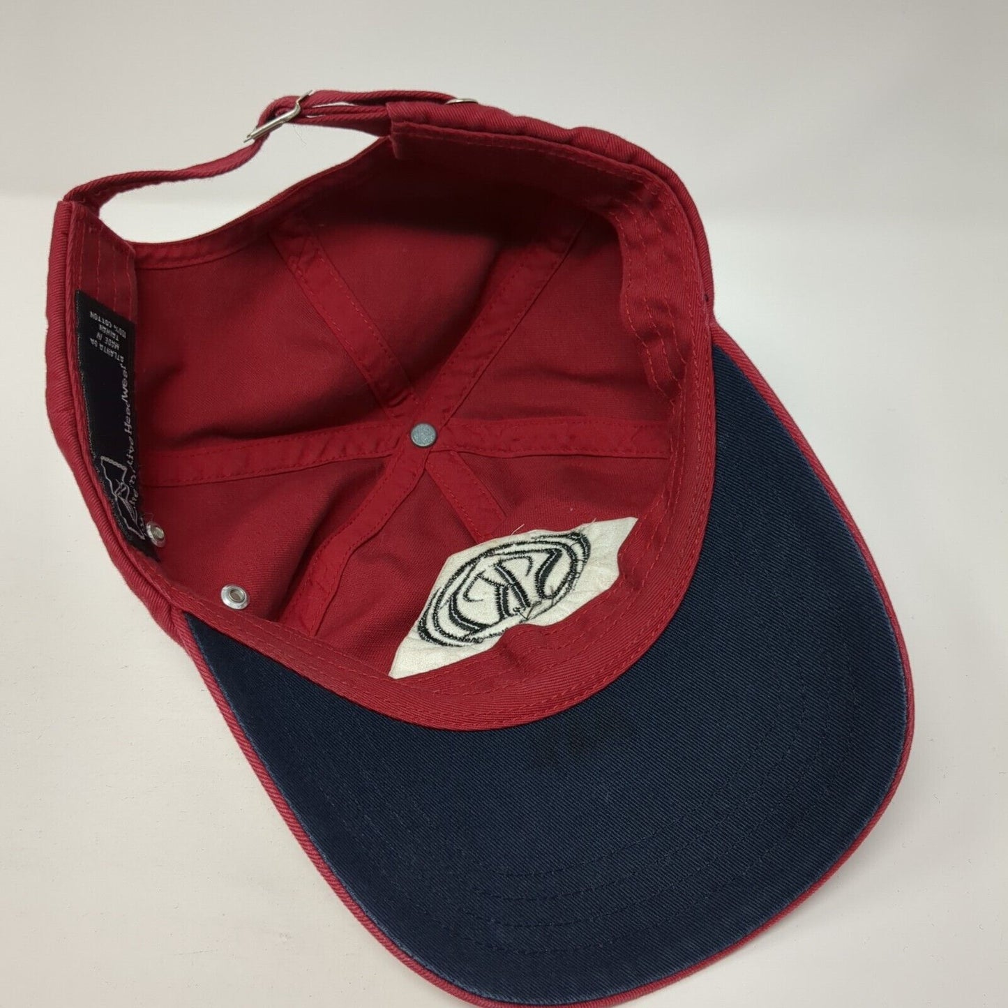 Grand Traghee Slideback Hat Red OS Adjustable Embroidered Alternative Headwear