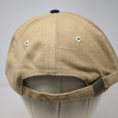 Nissin Cap Baseball Cap Beige Blue OSFM Yawgoog Scout Reservation Rhode Island
