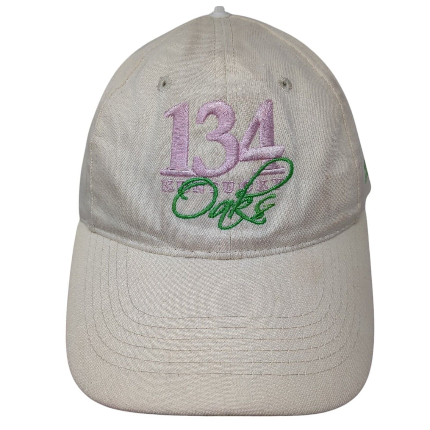 134 Kentucky Oaks Official Starter Slideback Hat Tan OS Adjustable Sportsman