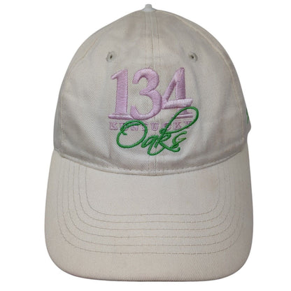134 Kentucky Oaks Official Starter Slideback Hat Tan OS Adjustable Sportsman