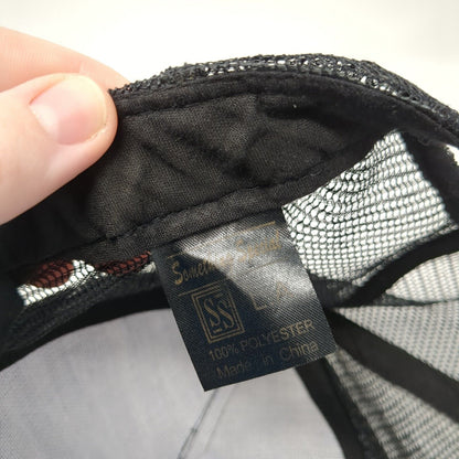 Something Special LA Snapback Trucker Hat Black OS Adjustable Sequin Mesh Back