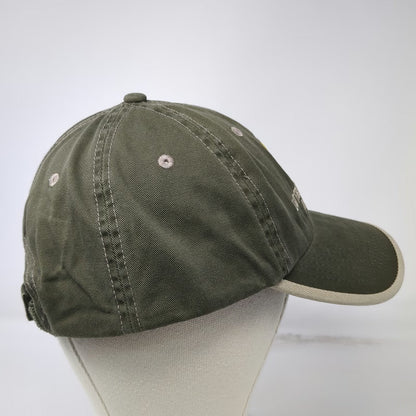 Green Baseball Cap One Size Eat Fruits Vegetables Active Strapback Hat Contrast