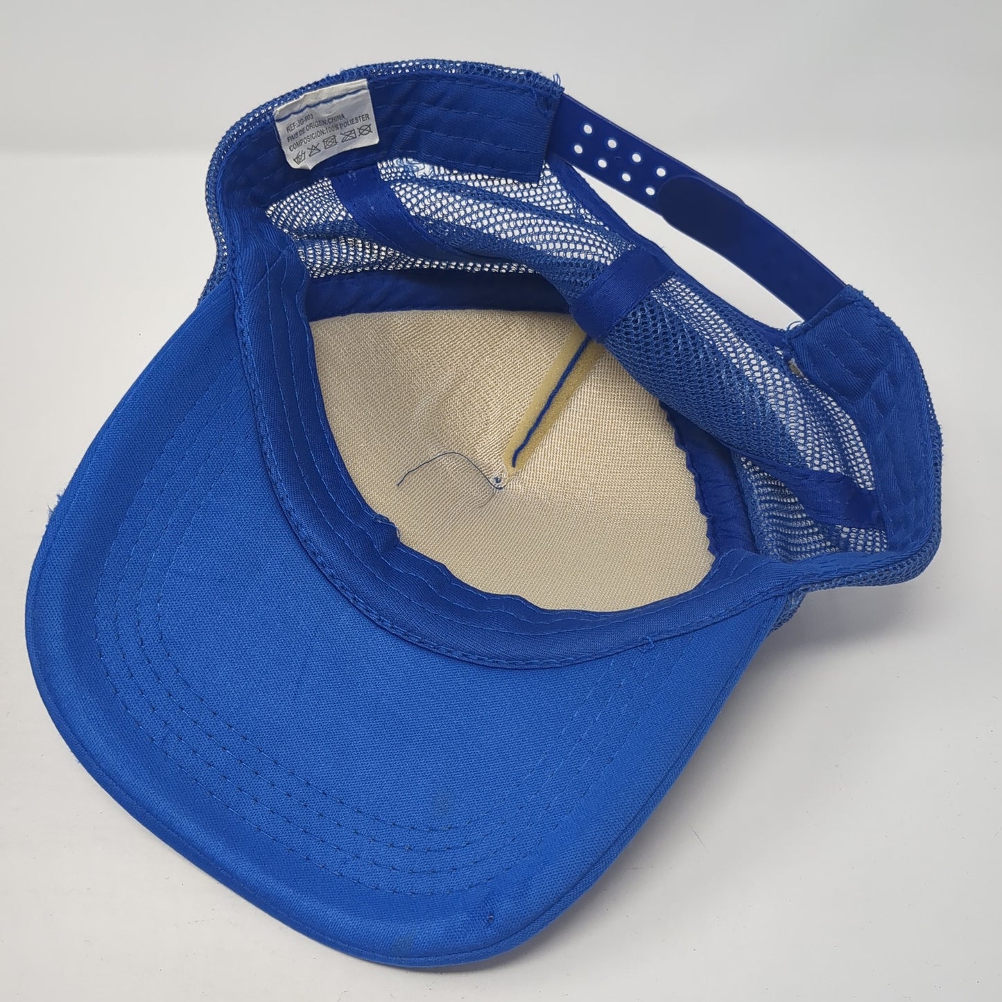 Junior Tu Papa Snapback Trucker Hat Blue One Size Mesh Back Adjustable