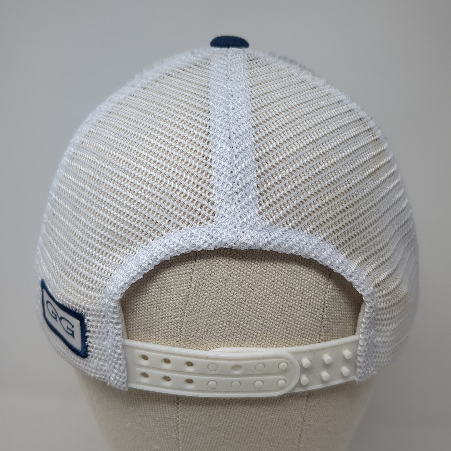 Pinpoint Fungicide Snapback Trucker Hat Blue One Size Mesh Back Outdoor