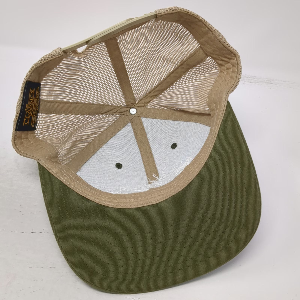 Yupoong Trucker Hat Green One Size Alpha Gamma Rho Elk Mountain Mesh Snapback