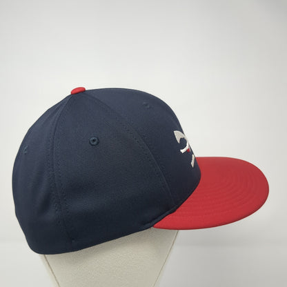 Richardson Fitted Hat Multi Medium Embroidered Logo Colorblock Flexfit