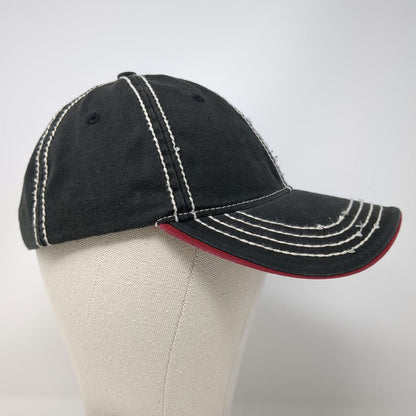 SeaWorld Baseball Cap Black One Size American Flag Orca Contrast Stitch Hat