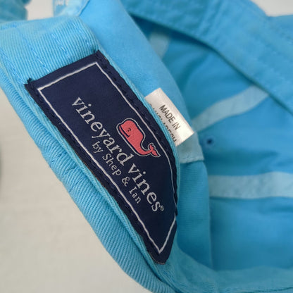 vineyard vines Baseball Cap Blue One Size Whale Logo Cotton Adjustable hat