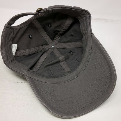 Baseball Cap Gray One Size Turtle Poppers Graphic Patch Adjustable Hat