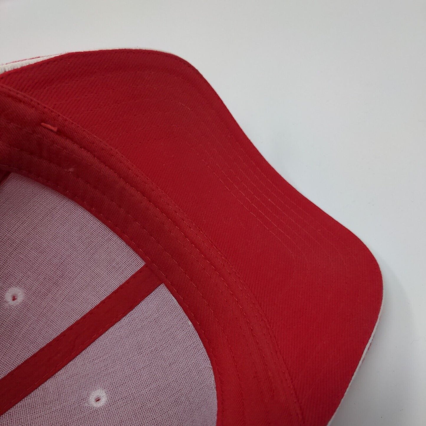 Priaxor BASF Strapback Hat Red OSFM Solid Embroidered Otto Collection