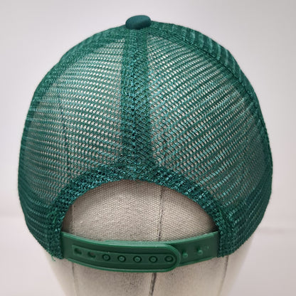 The Darling Effect Pickle Baller Trucker Hat Green One Size Mesh Snapback Retro