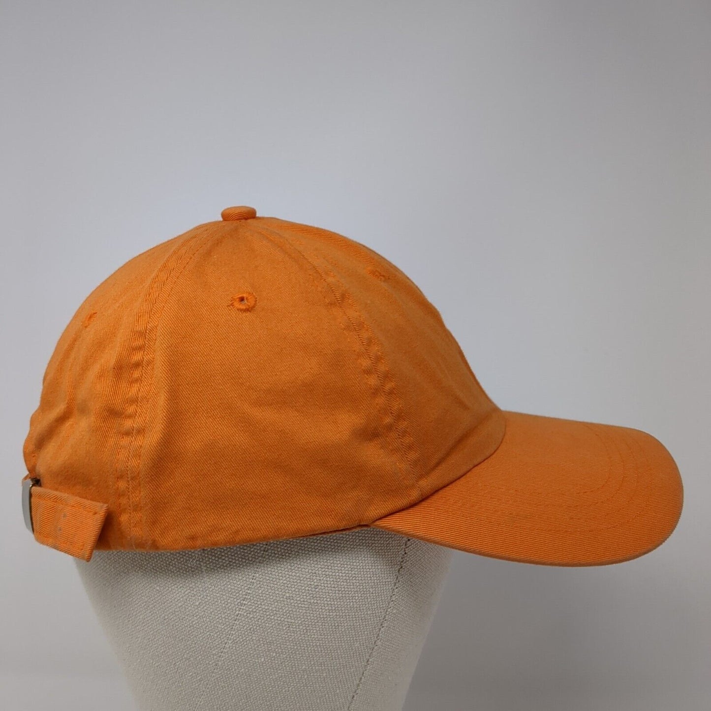 Unbranded Slideback Hat Orange One Size Adjustable Blank Solid Outdoor