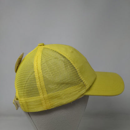 Tropic Sun Strapback Trucker Hat Yellow OSFM Adjustable Mesh Back Blank W/Tags