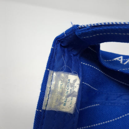 LA Los Angeles Strapback Hat Blue One Size Adjustable Embroidered 6 Panel