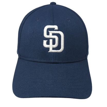 San Diego Padres Strapback Hat Blue One Size Adjustable Embroidered Otto