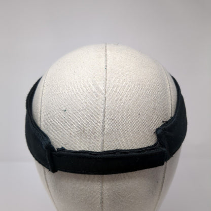 Outdoor Cap Strapback Gol Sun Visor Hat Black One Size Adjustable Solid Blank