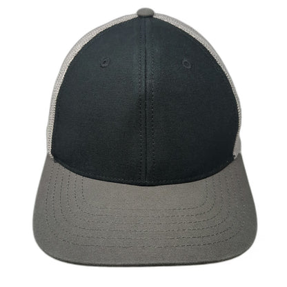 Levelwear Trucker Hat Gray One Size Blank Front McCall Golf Club Snapback