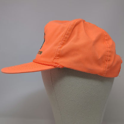 Otto 5 Panel Orange One Size Sumner Tractor Rope Hat Slideback Embroidered