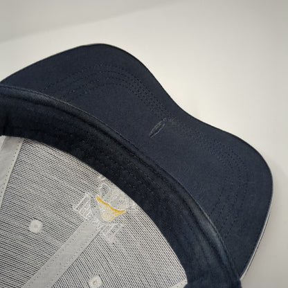 The Salty Dog Cafe Strapback Mesh Back Hat Blue One Size Classic Cut