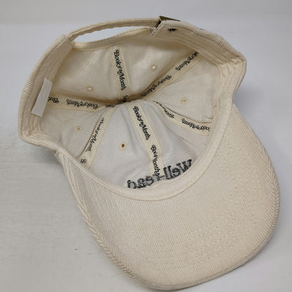 Book of the Month Baseball Cap Beige One Size Well-read Corduroy Slideback Hat