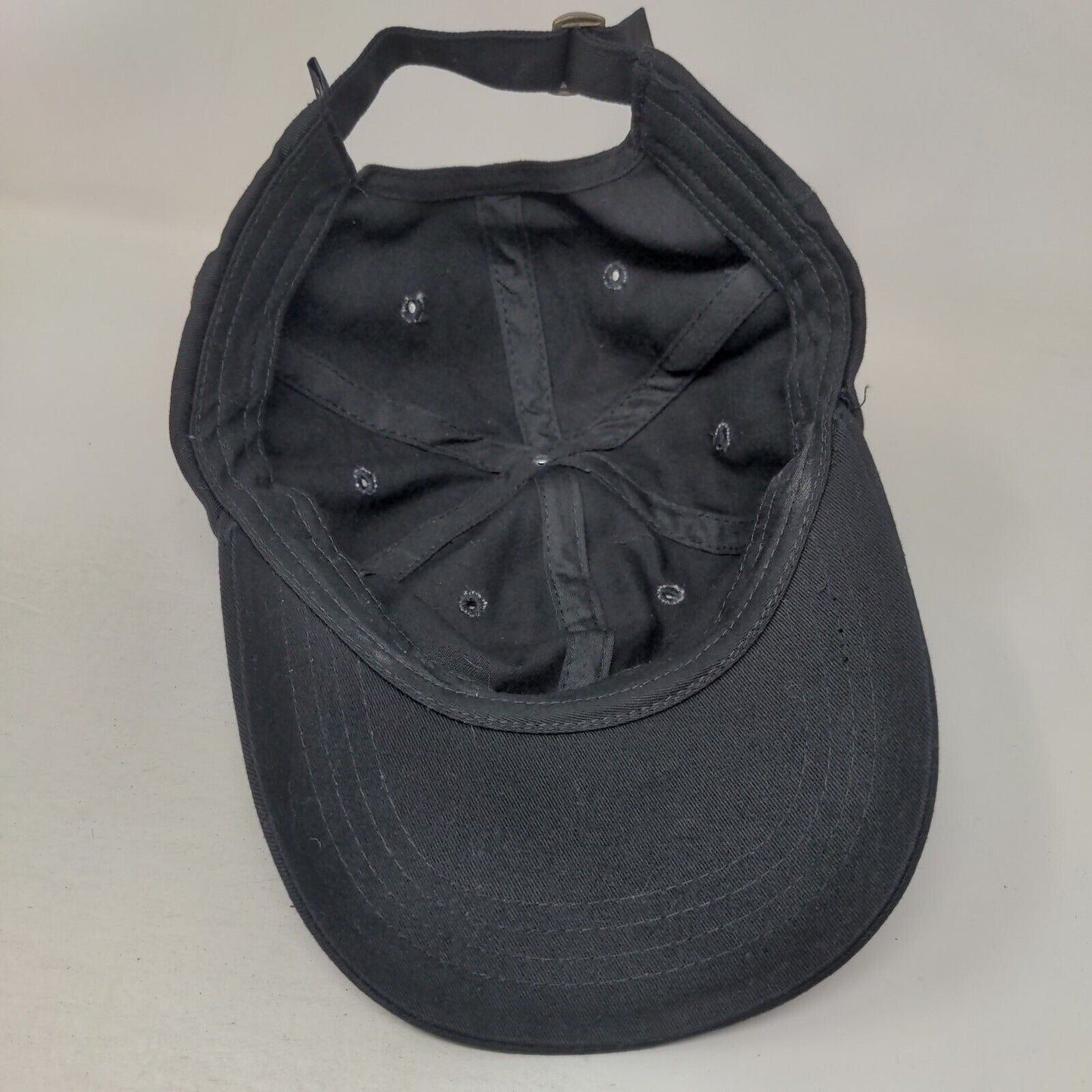 Unbranded Slideback Hat Black One Size Blank Adjustable Vent Holes