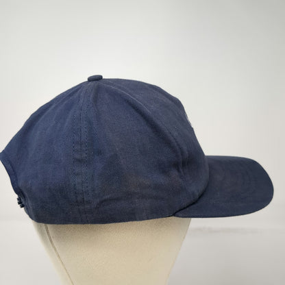 Blue Snapback Hat Made in USA Crowder Graphic Embroidered 6 Panel Cap Vintage OS