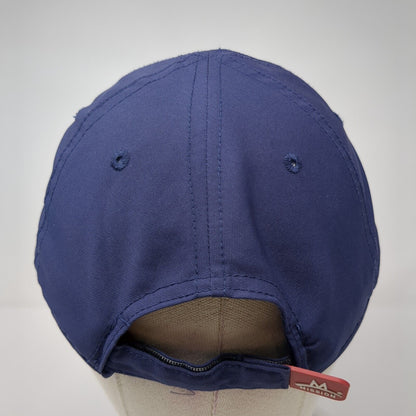 Mission Strapback Hat Blue One Size Adjustable Endura Cool 6 Panel