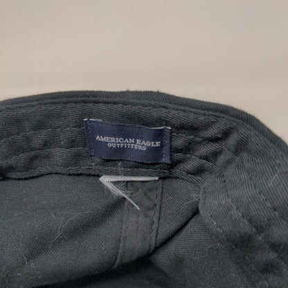 77 Flag Slideback Hat Black One Size 6 Panel American Eagle Outfitters