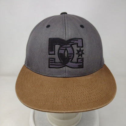 DC Snapback Hat Multicolor OSFM Adjustable Embroidered Vented Holes Cotton