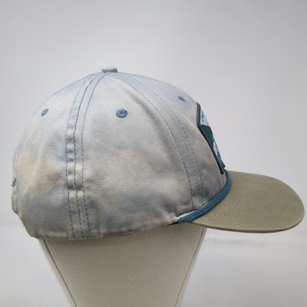 Sindero Provisions Co. Snapback Hat Blue OSFM Olympic National Park Rope Topo