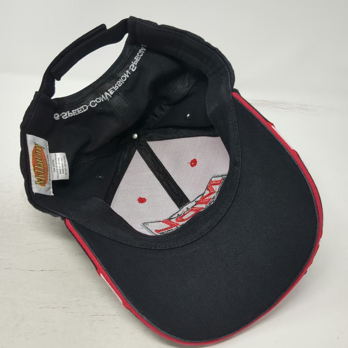 MyHatGuy Modern Driveline 5 6 Speed Specialist Baseball Cap Red One Size Hat USA