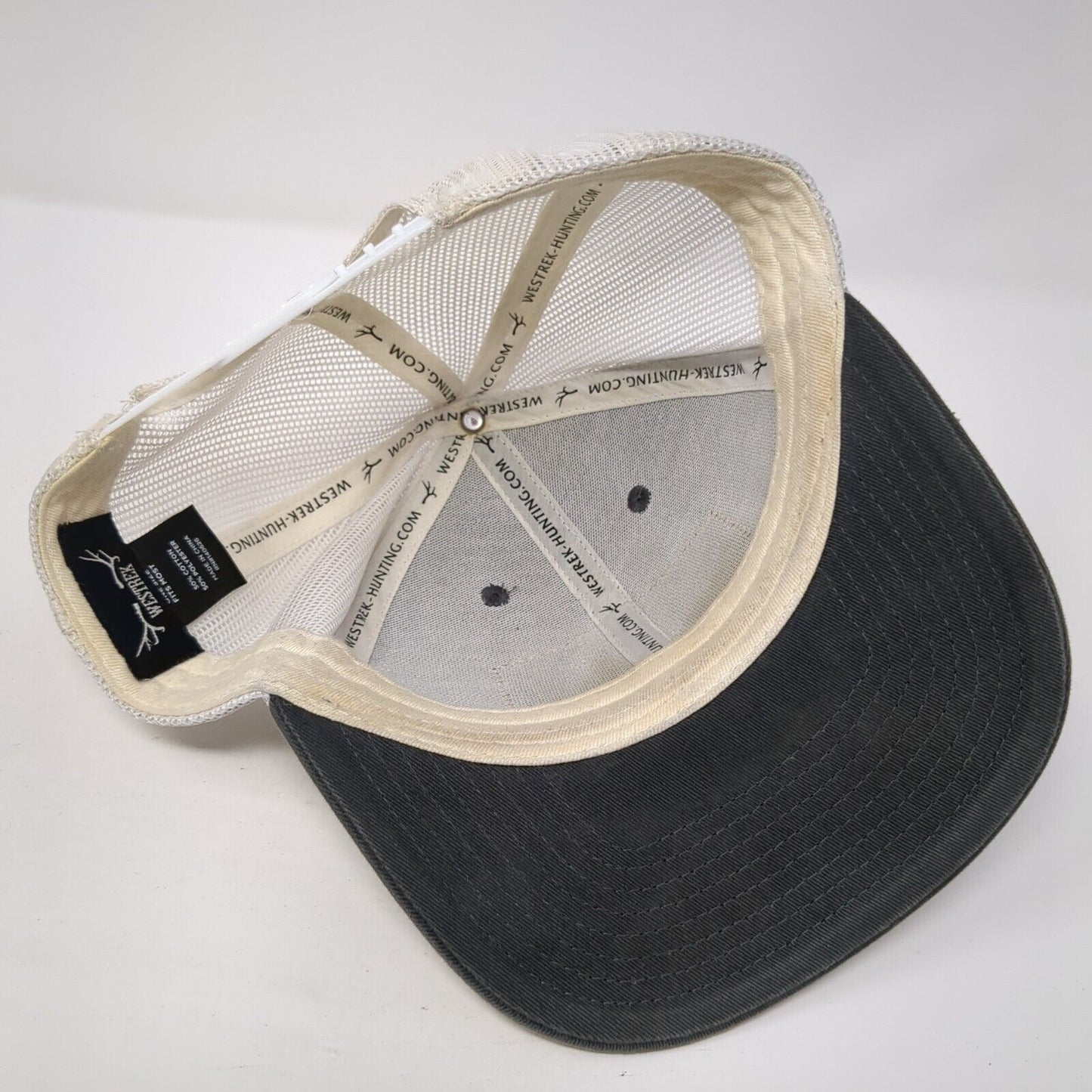 Westrek Patch Snapback Mesh Back Trucker Hat Black One Size Adjustable