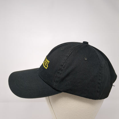 Kendall Slideback Hat Black OSFA Adjustable Embroidered 6 Panel HG