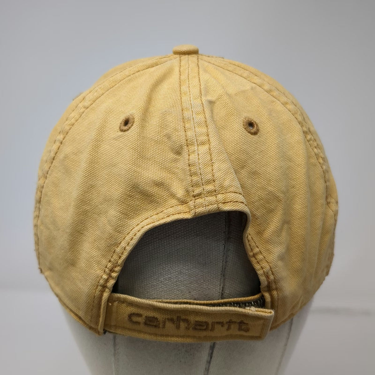 Carhartt Baseball Cap Brown One Size Slideback Logo Patch Cotton Adjustable Hat