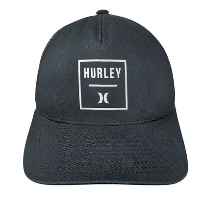 Hurley Snapback Mesh Back Trucker Hat Black One Size The Classics Yupoong