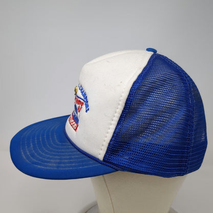Otto Trucker Hat Blue One Size Fleetwood 1989 Divisional Champions Mesh Back