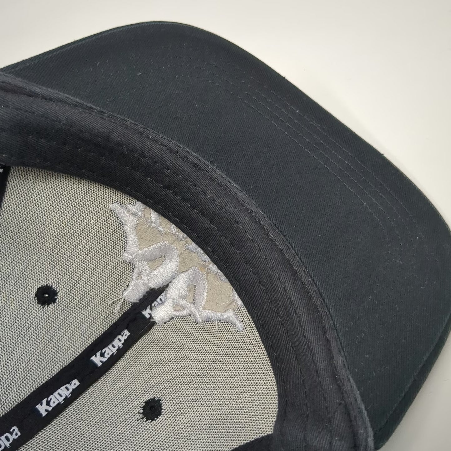 Kappa Snapback Hat Black Size 59 Embroidered Logo Adjustable Sportswear Cap