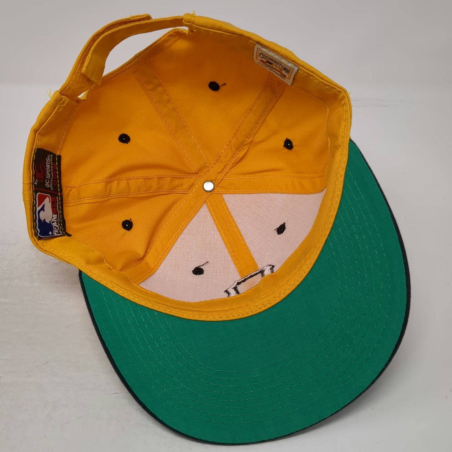 Pittsburgh Pirates MLB OC Sports Baseball Cap Yellow Black OSFM Strapback Hat