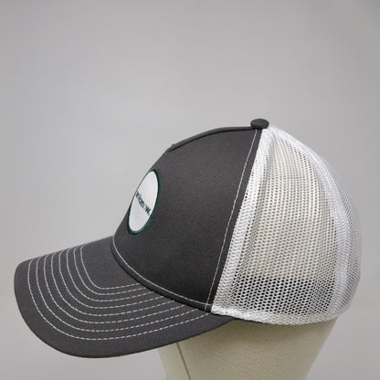 Service Now Snapback Trucker Hat Gray One Size Adjustable Embroidered Mesh Back