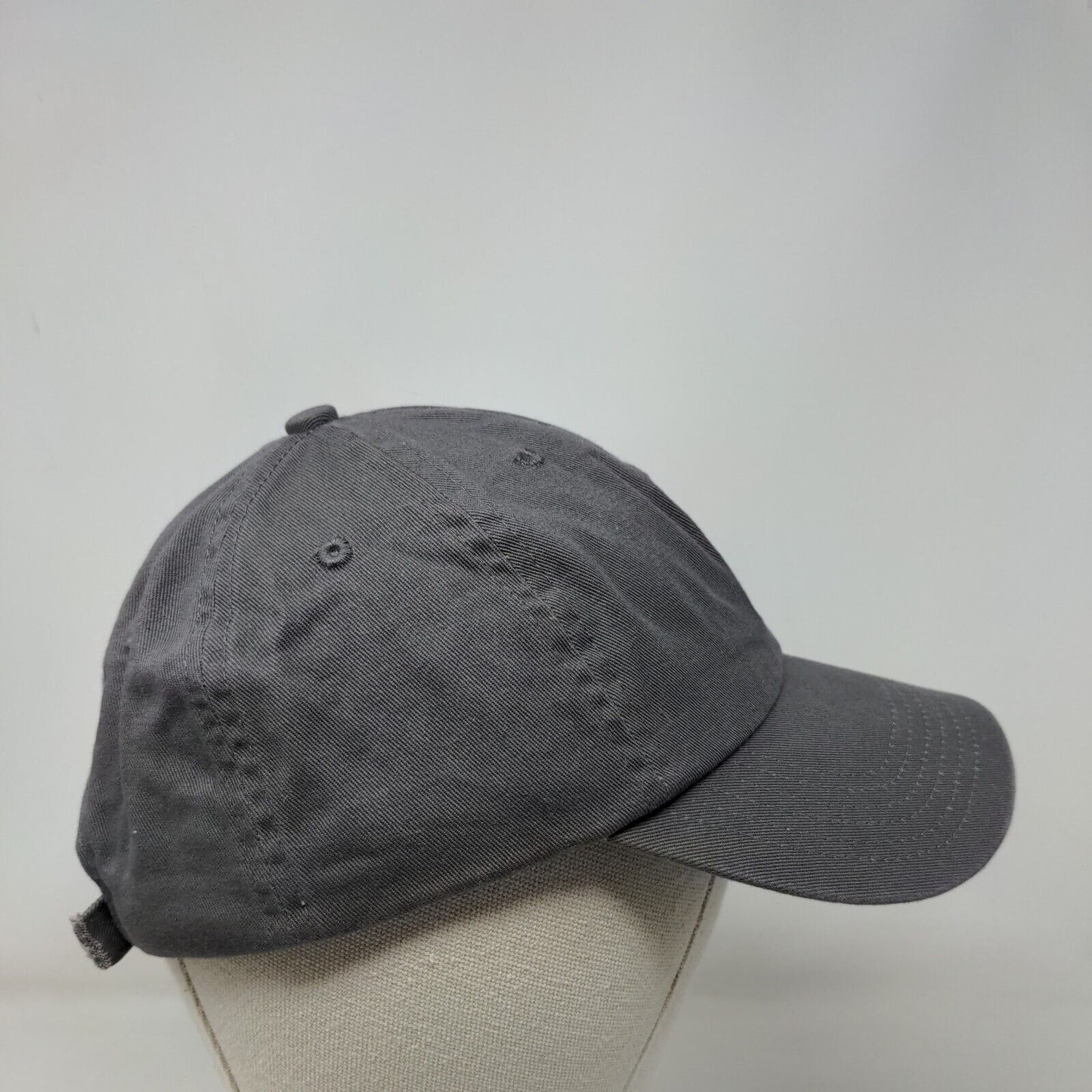 East Coast Greenway Slideback Hat Gray One Size Embroidered Logo 6 Panel